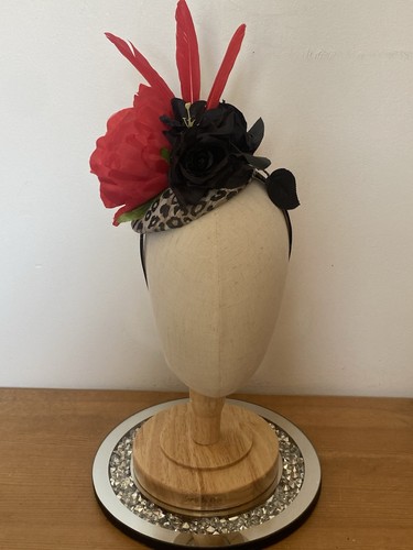 New red black leopard print - black,