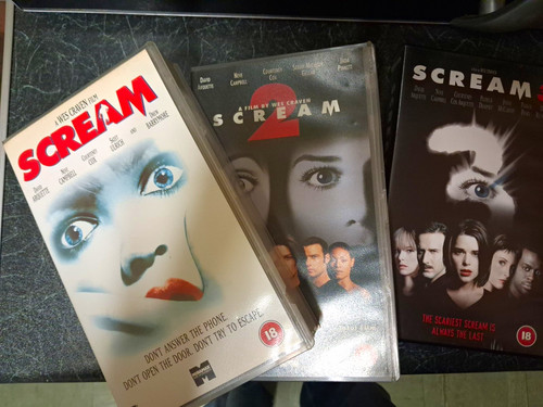 Scream vhs pal - 1,2,3,