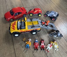 Playmobil race car bundle -