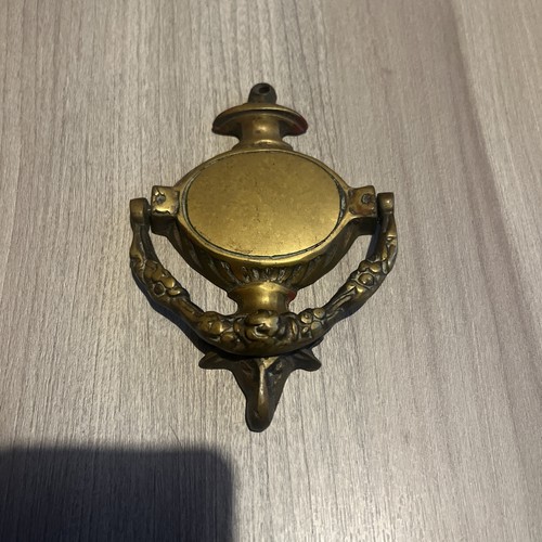 Antique brass door knocker - antique,