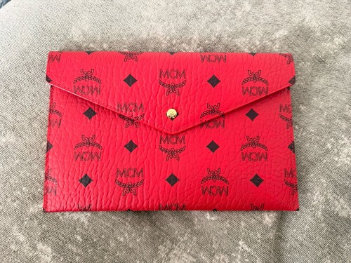Mcm red visetos leather - visetos,