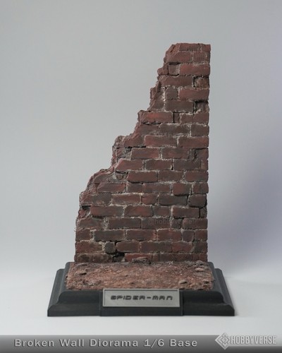 Broken wall battle - wall, battle-damaged