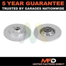 Fits Citroen Peugeot MFD Rear 1x Brake Disc 424946 424945 1611840880