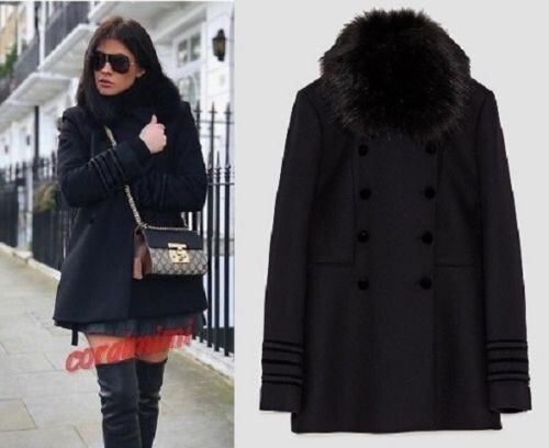 Rare zara black wool double - rare!,