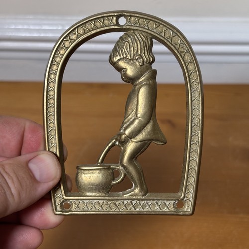 Vintage solid brass boys - vintage,