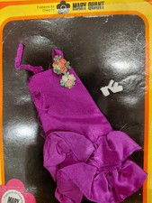 Daisy Dress By Mary Quant SISTER KATE Vintage 1970s HTF Purple Satin Dress TLC