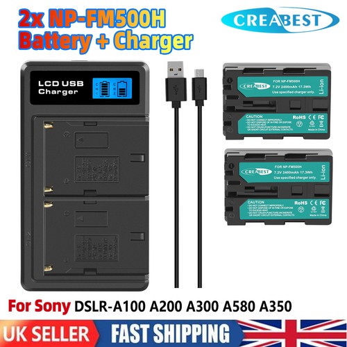 Fm500h battery for sony - 2x,