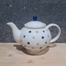 Whittard Of Chelsea Polka Dot 2 Pint Footed Teapot- Excellent Condition!
