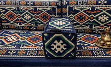 Royal blue heritage majlis - blue,