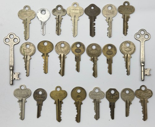 Antique door padlock keys - antique,