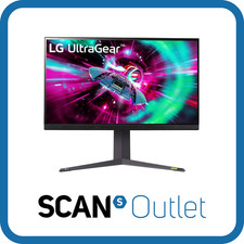 32" LG 32GR93U-B Gaming Monitor, IPS, 3840x2160, HDR 400, 1ms, 144Hz, G-SYNC Com