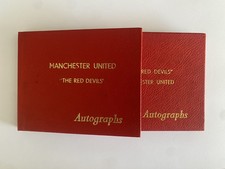 Man United Autograph Books