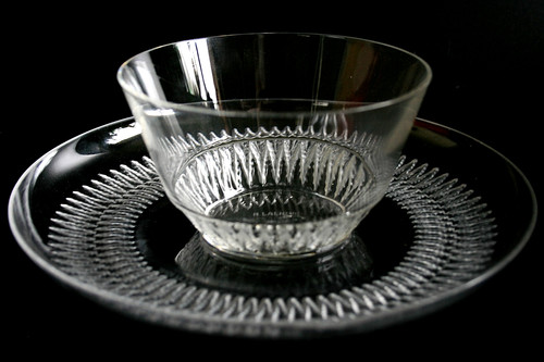 Rene lalique champigny glass - lalique,