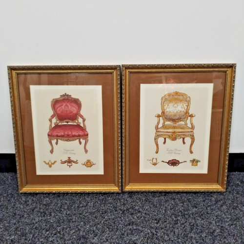 Set vintage chair - of, matte