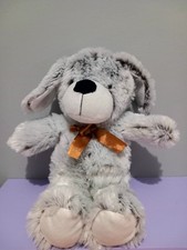 Cuddle Crew PMS Fluffy Grey Dog Plush Toy Soft Toy