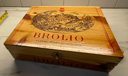 Vtg wooden wine - vtg,