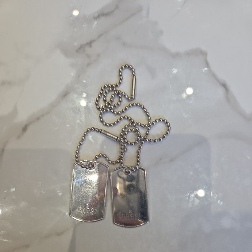 Gucci double dog tag - gucci,