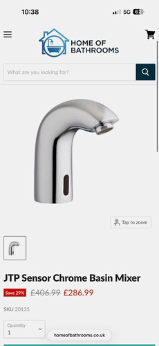 Just taps plus react - react, touchless