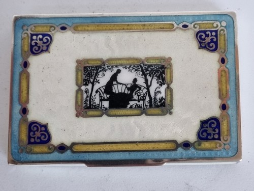 Austrian silver enamel - austrian,