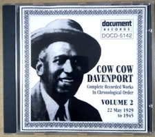 Cow Cow Davenport - Complete Recorded Works Volume 2: 1929-1945 - CD
