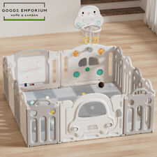 Adventure Car Plastic Folding Baby Playpen - FREE EVA mats, 100 balls & more!