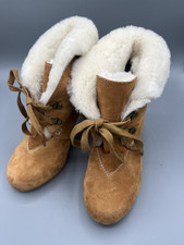 Miss L Fire Fur Lined 1940s Vintage Rockabilly Style Boots