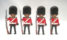Playmobil 4 British Royal Guard Soldiers 4577