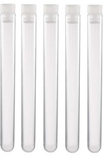 20 Pcs Plastic Test Tubes with