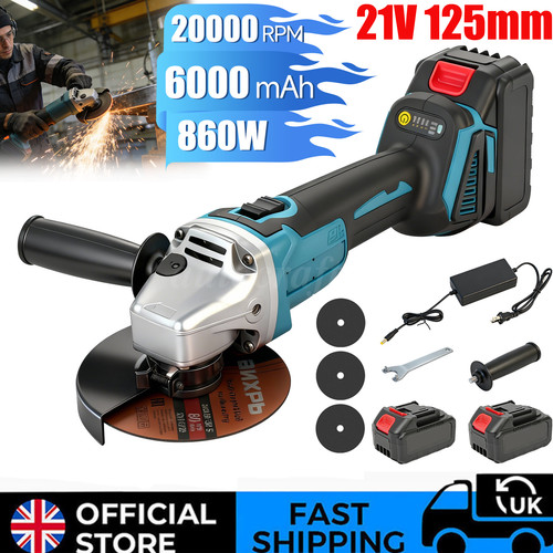 21v 125mm cordless angle - 125mm,