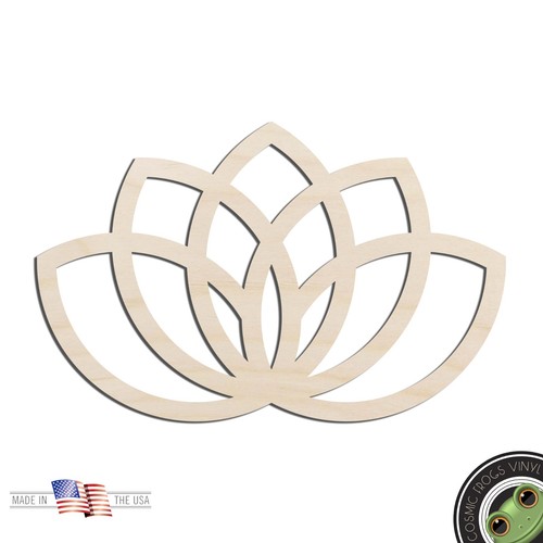 Lotus flower laser cut out - cut,