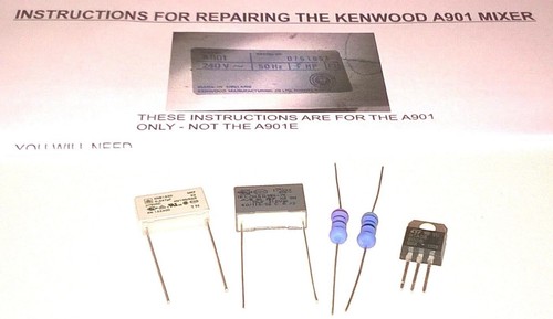 Kenwood chef a901 mixer repair - kenwood,