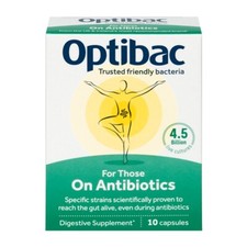 Optibac Probiotics - For Those On Antibiotics - 10 Capsules
