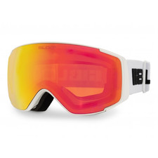 BLOC SMALL FIT MERCURY JM309 Ski/Snowboard Goggles MATT WHITE / RED MIRROR CAT.2