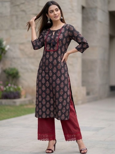 Indian women black cotton - women,