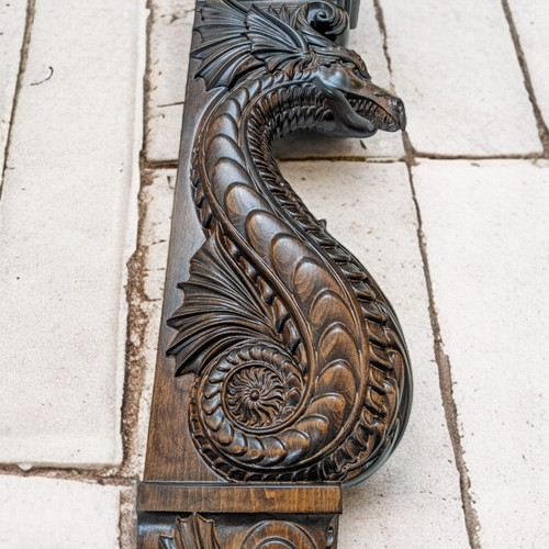 Wooden corbel bracket - wooden, corbel/bracket