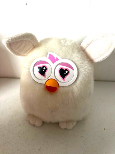 White furby plush soft - white,