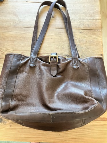 Fat face brown leather bag - brown,