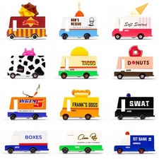 Wooden Toy Car Van Candylab