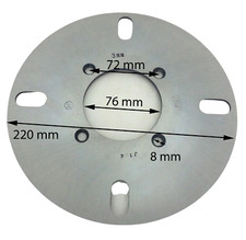 BD007 220MM REAR BRAKE DISC BASHAN BS200S-7 BS250S-11B 200CC QUAD BIKE ATV