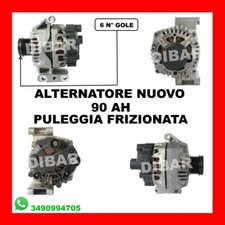 NEW ALTERNATOR 90AH FIAT PUNTO EVO 1.3 MJET FROM 2009 55KW 75HP CODE TG9S036