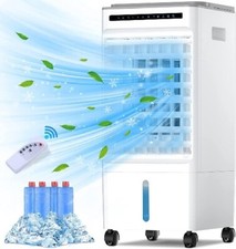 Evaporative Air Cooler, 4-IN-1 Portable Air Conditioner 5L Space Cooler...