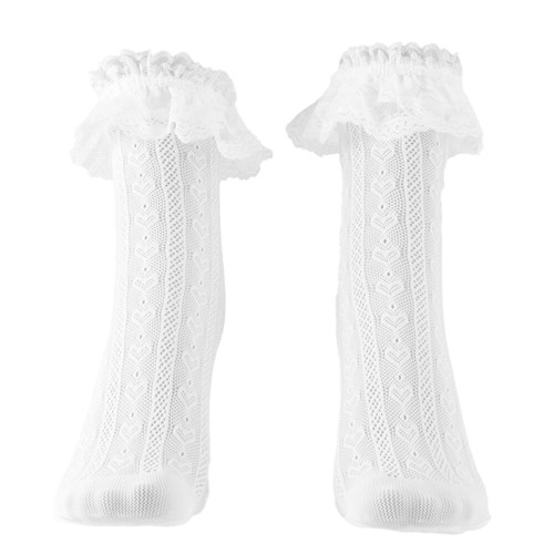 Knee high socks lace japanese - socks,