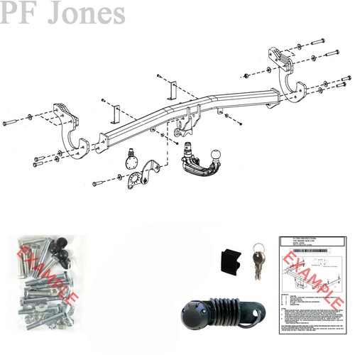 Oris towbar for hyundai ioniq - towbar,