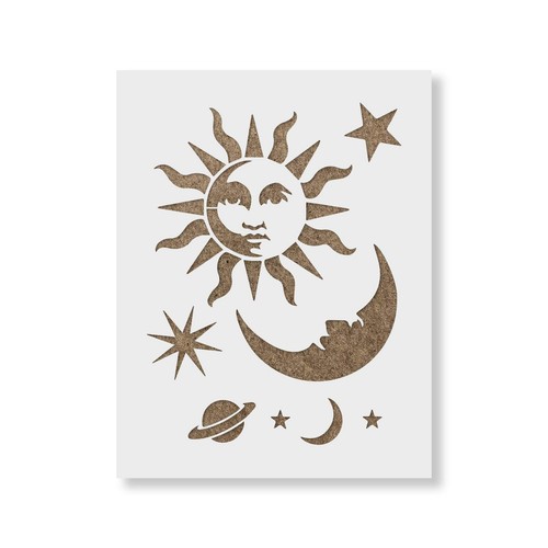 Celestial sun and - and, moon