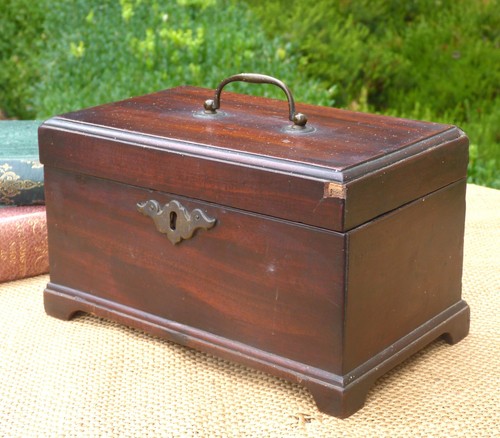 Antique georgian tea caddy - antique,