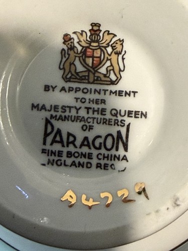Paragon fine bone china teacup - bone,