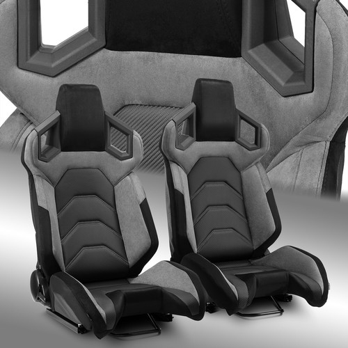 Pure black gray reclinable - black+gray, pvc
