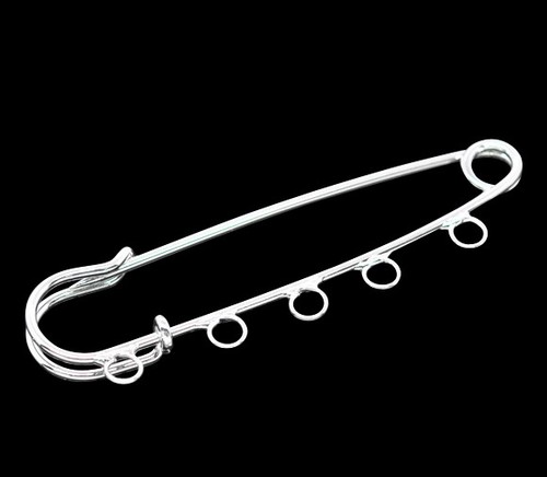 Silver plated 5 loop - ❤,