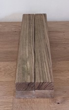 Teak timber pieces x 4 - Grade