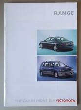 TOYOTA RANGE orig 1996 UK Mkt